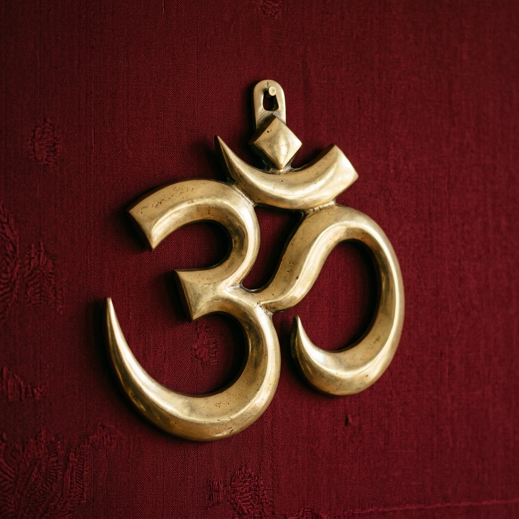 Om Brass Wall Hanging